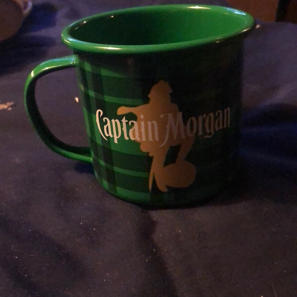 Rare Captain Morgan Rum Tin Cup